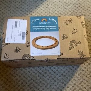 GRIMM’S large natural birthday ring with star candle